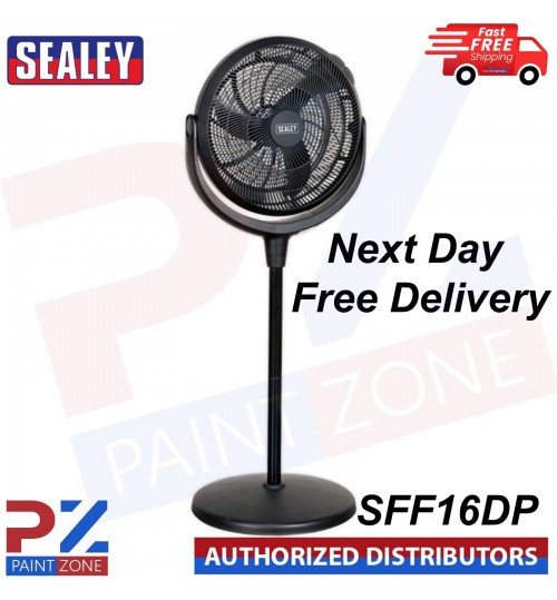 Sealey SFF16DP 16" Desk & Pedestal Fan 230V - WITH NEXT DAY FREE DELIVERY